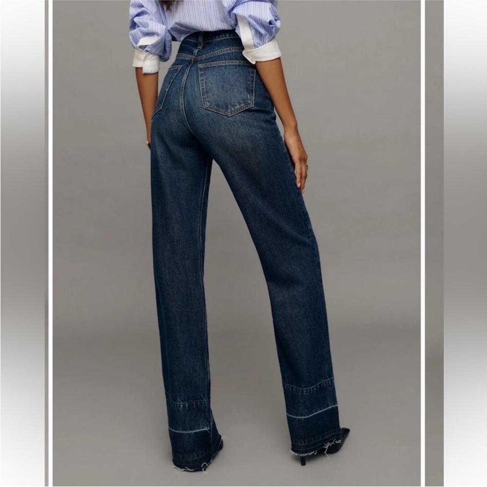 NWT reformation wilder jeans in Mille let down - size 25